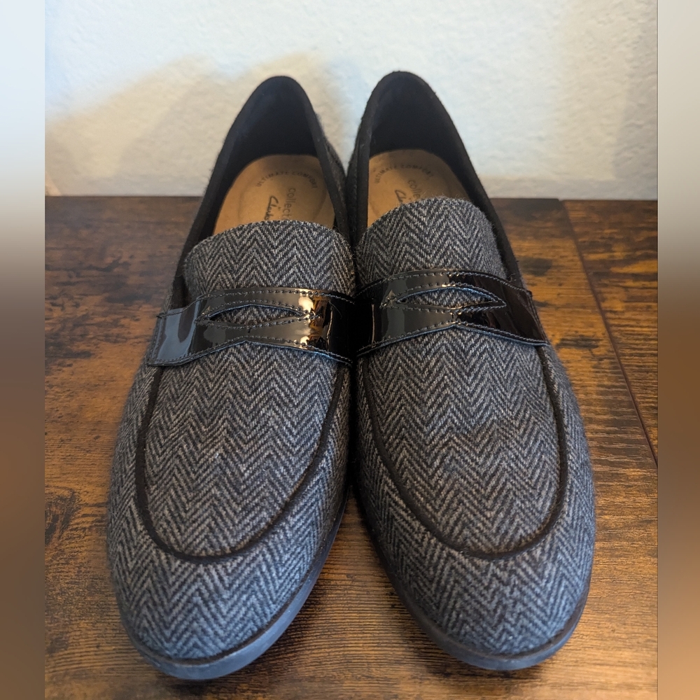 Clarks Ultimate Comfort Herringbone Loafers